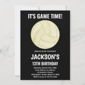 13e zwarte volleybaluitzending op zaterdag kaart (Voorkant)