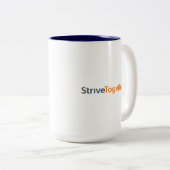 13oz Mug - Blue Interior Tweekleurige Koffiemok (Voorkant rechts)