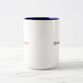 13oz Mug - Blue Interior Tweekleurige Koffiemok (Center)
