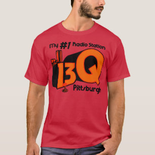 13Q Pittsburgh Retro Defunct Radio Station T-shirt