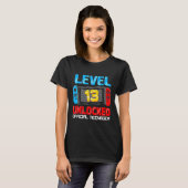 13th Birthday Game Level 13 Ontgrendeld Officiële  T-shirt (Voorkant volledig)