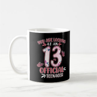 13th Birthday Gift 13 Year Old Official Teenager B Koffiemok