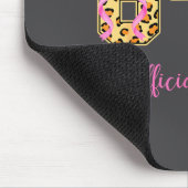 13th Birthday Girl Nk Coquette Bow Leopard 6+7 Yea Muismat (Hoek)