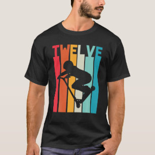 13th Birthday Retro Scooter Driver Lover Boys Kind T-shirt