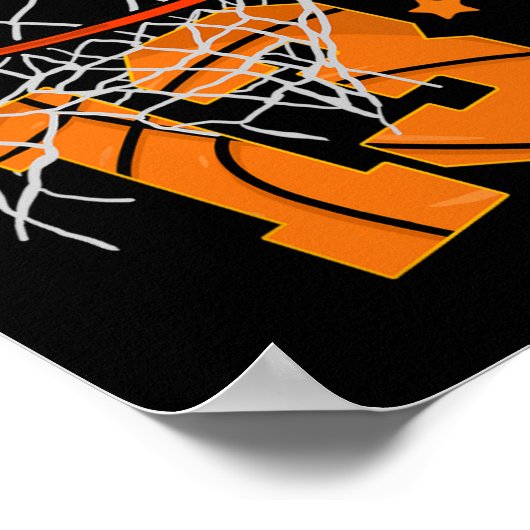 13th Birthday Sketll Boy 13 Yr Old Thirteen Years Poster (Hoek)