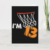 13th Birthday Sketll Im 13 Thirteen Year Old Bday Kaart (Voorkant)