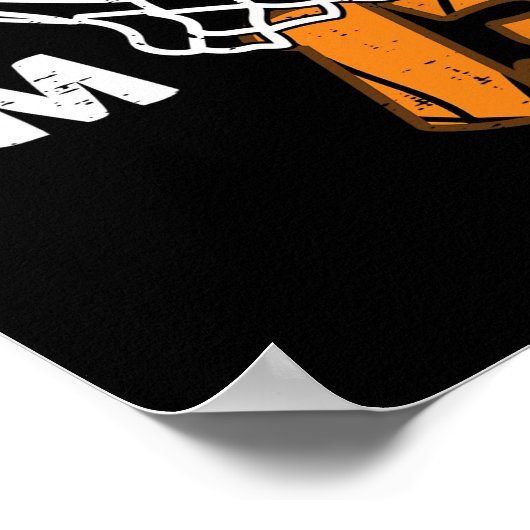 13th Birthday Sketll Im 13 Thirteen Year Old Bday  Poster (Hoek)