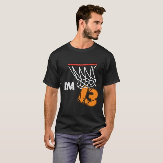 13th Birthday Sketll Im 13 Thirteen Year Old Bday T-shirt (Voorkant volledig)