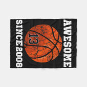 13th Birthday Sketll Lover Gift 13 Years Old Vinta Fleece Deken (Voorkant (Horizontaal))