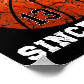 13th Birthday Sketll Lover Gift 13 Years Old Vinta Poster (Hoek)