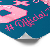 13th Birthday Teenager Six Seven Coquette Bow 6 7  Poster (Hoek)