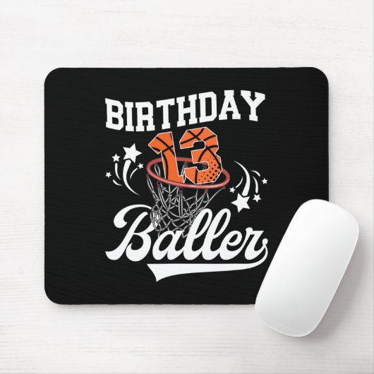 13th Sketll Birthday Thirteen Year Old Sketll Play Muismat (Met muis)