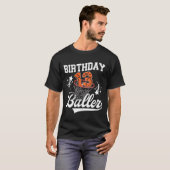 13th Sketll Birthday Thirteen Year Old Sketll Play T-shirt (Voorkant volledig)