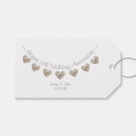 13th Wedding Jubileum cadeau label Cadeaulabel