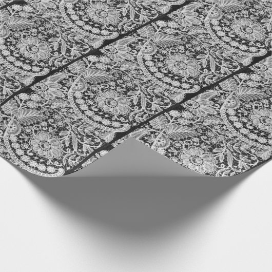 13th Wedding Jubileum, Lace Jubileum Cadeaupapier (Hoek)