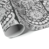 13th Wedding Jubileum, Lace Jubileum Cadeaupapier (Rol Hoek)