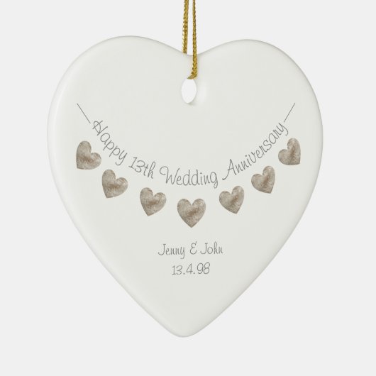 13th Wedding Jubileum, ornament (Rechts)