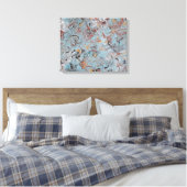13x11 Acrylverf van gesmolten ijs Canvas Afdruk (Insitu (Slaapkamer))