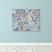 13x11 Acrylverf van gesmolten ijs Canvas Afdruk (Insitu (Houten vloer))