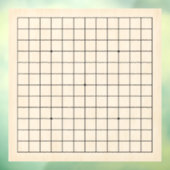 13x13 Goban Bord Houten Textuur Decal (Vel 3)