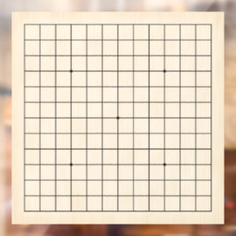 13x13 Goban Bord Houten Textuur Decal