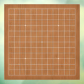 13x13 Goban met Witte Lijnen Decal (Vel 3)