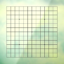 13x13 Goban Transparant  Decal