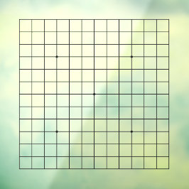 13x13 Goban Transparant Decal