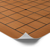 13x13 Goban voor  DIY Game Board Poster (Hoek)