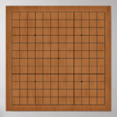 13x13 Goban voor  DIY Game Board Poster (Voorkant)