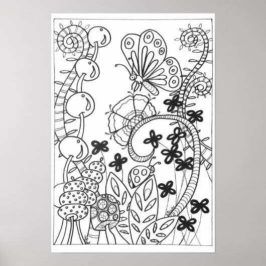 13x19 kleuren posters vlinder (Voorkant)