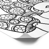 13x19 kleurend poster rups en slak (Hoek)