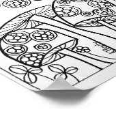 13x19 kleurende posters boomkikker (Hoek)