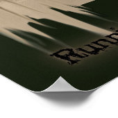 13x19 "Lopend uit de tijd" Politiek Poster (Hoek)