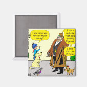 1400 Rijke Man met Cartoons van punaises Magneet (Voorkant / Achterkant)