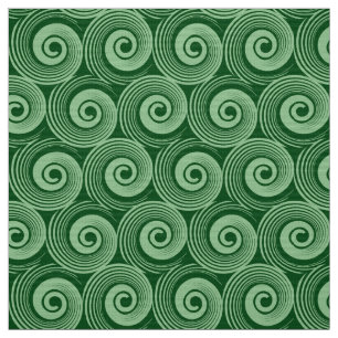140216 Spirals - Faded groen op donkergroen Stof