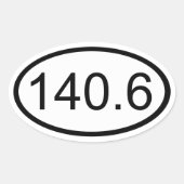 140.6 OVALE STICKER (Voorkant)