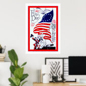 140e vlaggendag ~  Adverteren Poster (Thuiskantoor)