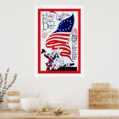 140e vlaggendag ~  Adverteren Poster (Keuken)