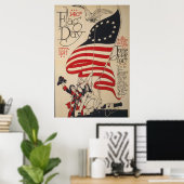 140e vlaggendag poster (Thuiskantoor)