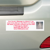 1410fles2, ooit gevonden een bumpersticker (Op auto)