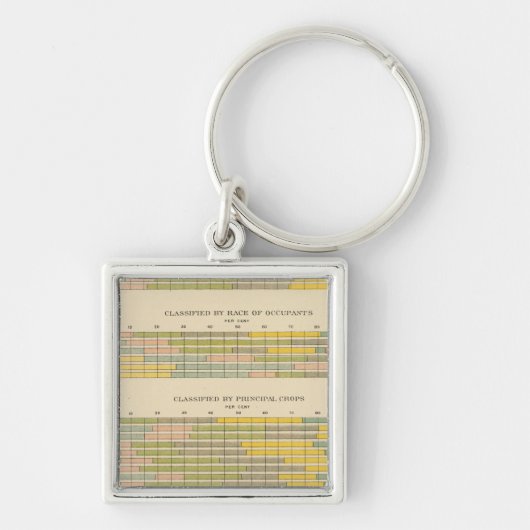 141 Boerderijen naar looptijd, ras, oogst, inkomen Sleutelhanger (Voorkant)