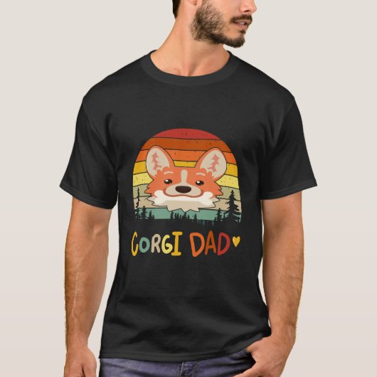 141 Corgi Dad T-shirt (Voorkant)