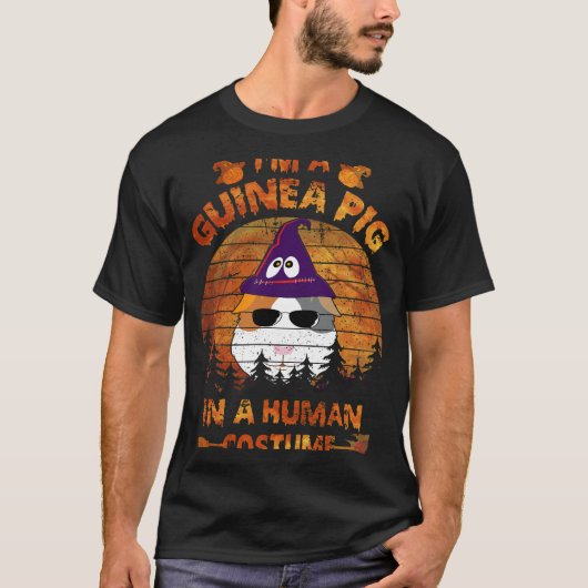 141 Guinee Pig Halloween kostuum voor mensen T-shirt (Voorkant)