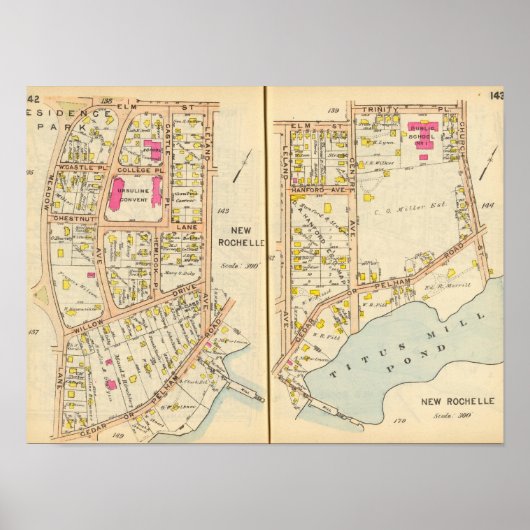 142143 Nieuwe Rochelle Poster (Voorkant)