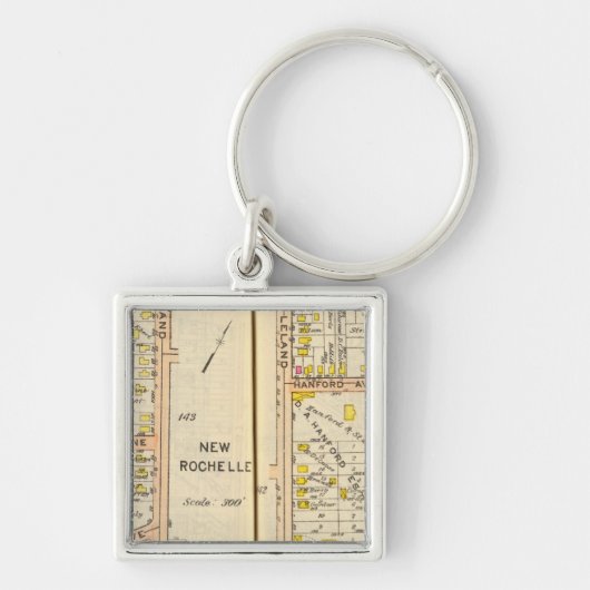 142143 Nieuwe Rochelle Sleutelhanger (Voorkant)