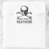 1435899991_L, STEUN UW LOKALE, HEATHENE RONDE STICKER (Tas)