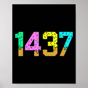 1437 I Love You Forever Meme Zet Meteen Valen Poster