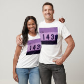 143 = Ik hou van jou T-shirt (Unisex)
