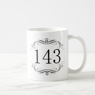 143 Netnummer Koffiemok